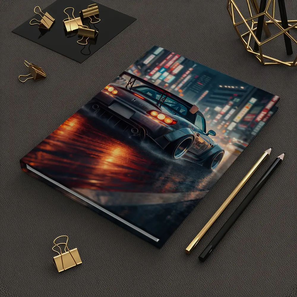 Honda S2000 Rainy City Street Night – Notebooks
