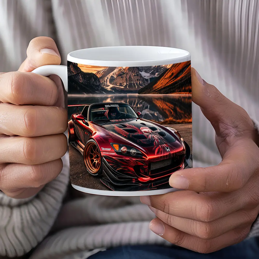 Honda S2000 Wide Body Mountain Lake Sunset – Mugs