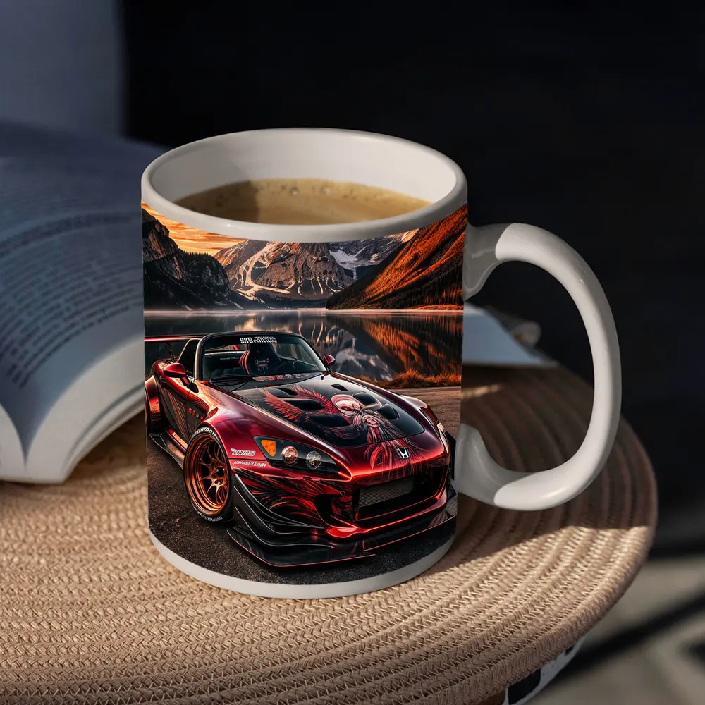 Honda S2000 Wide Body Mountain Lake Sunset – Mugs
