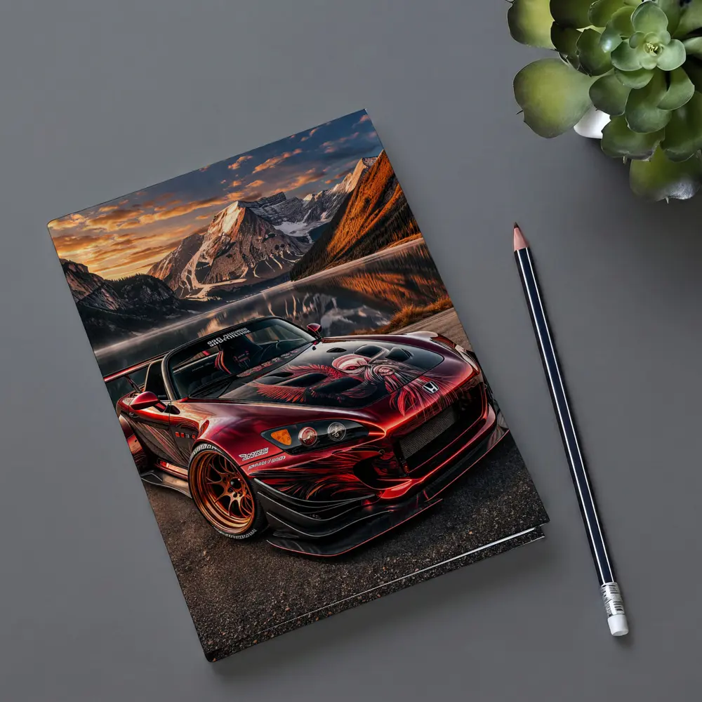 Honda S2000 Wide Body Mountain Lake Sunset – Notebooks