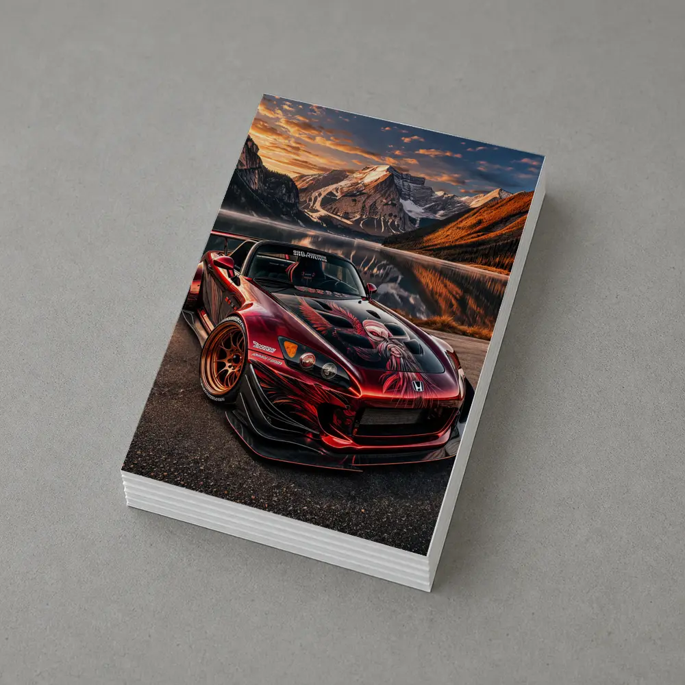 Honda S2000 Wide Body Mountain Lake Sunset – Postcards