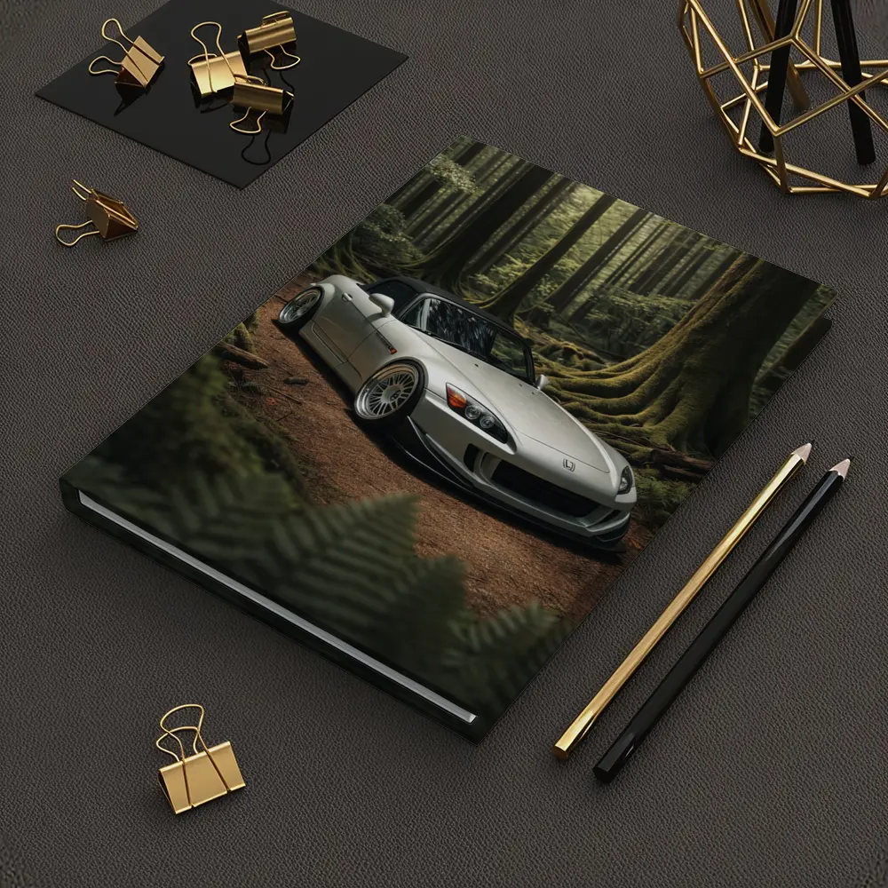 Honda S2000 Parked Deep Forest Setting – Notebooks