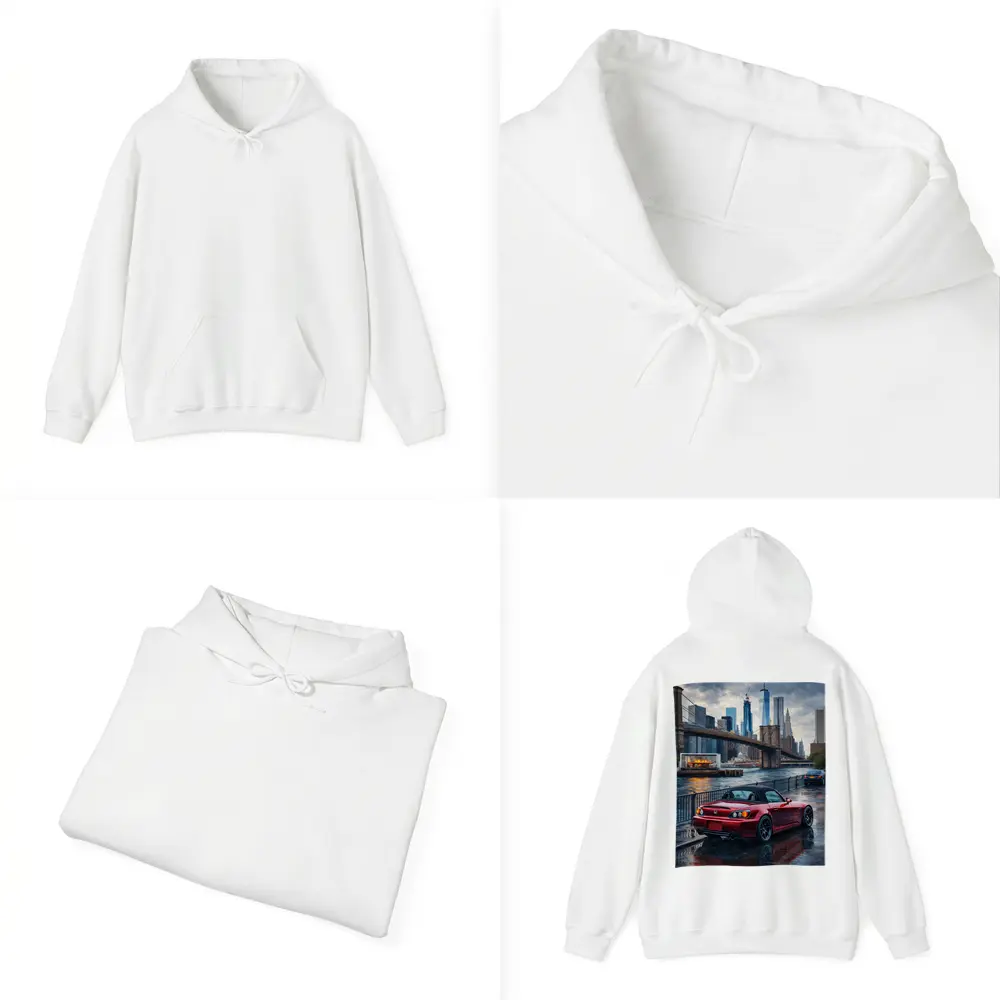 Honda S2000 Red Sports Car New York – Hoodies
