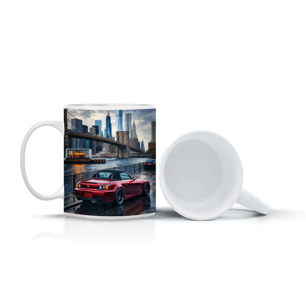 Honda S2000 Red Sports Car New York – Mugs