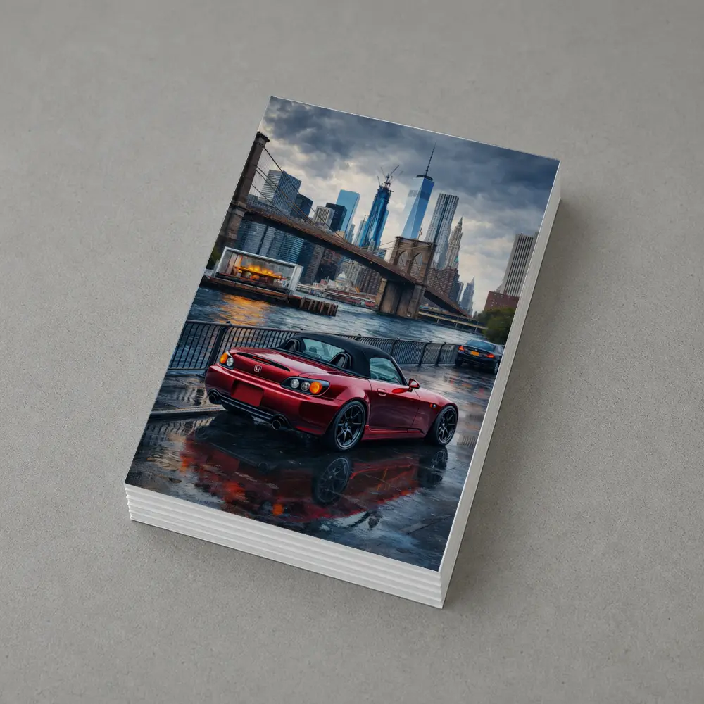 Honda S2000 Red Sports Car New York – Postcards