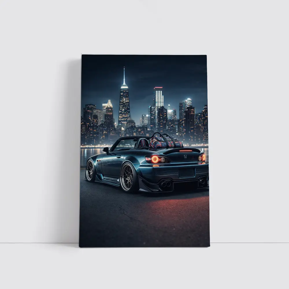 Honda S2000 Wide Body City Night – Wall Art