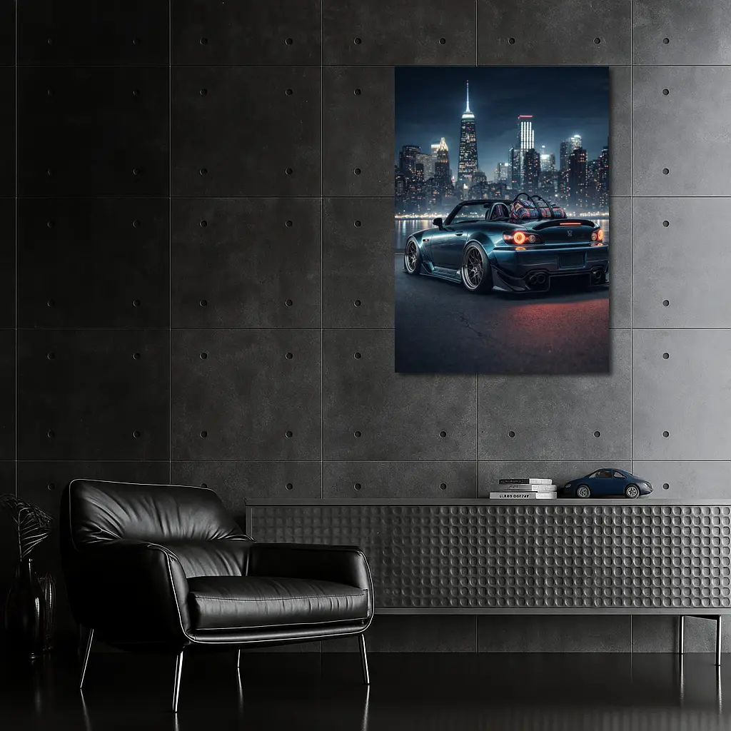 Honda S2000 Wide Body City Night – Wall Art
