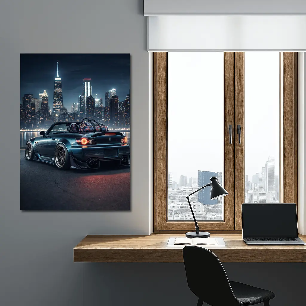Honda S2000 Wide Body City Night – Wall Art