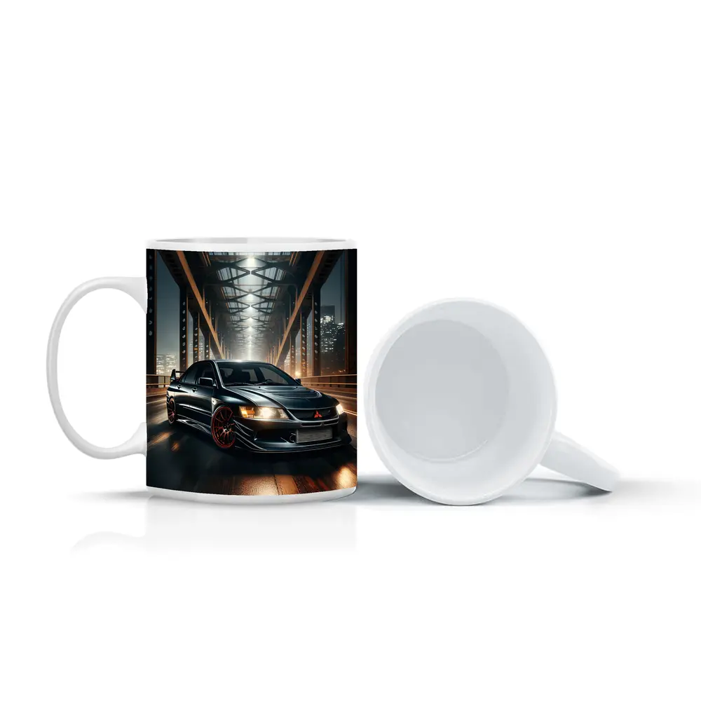 Mitsubishi Lancer Evolution Night Bridge Drive – Mugs