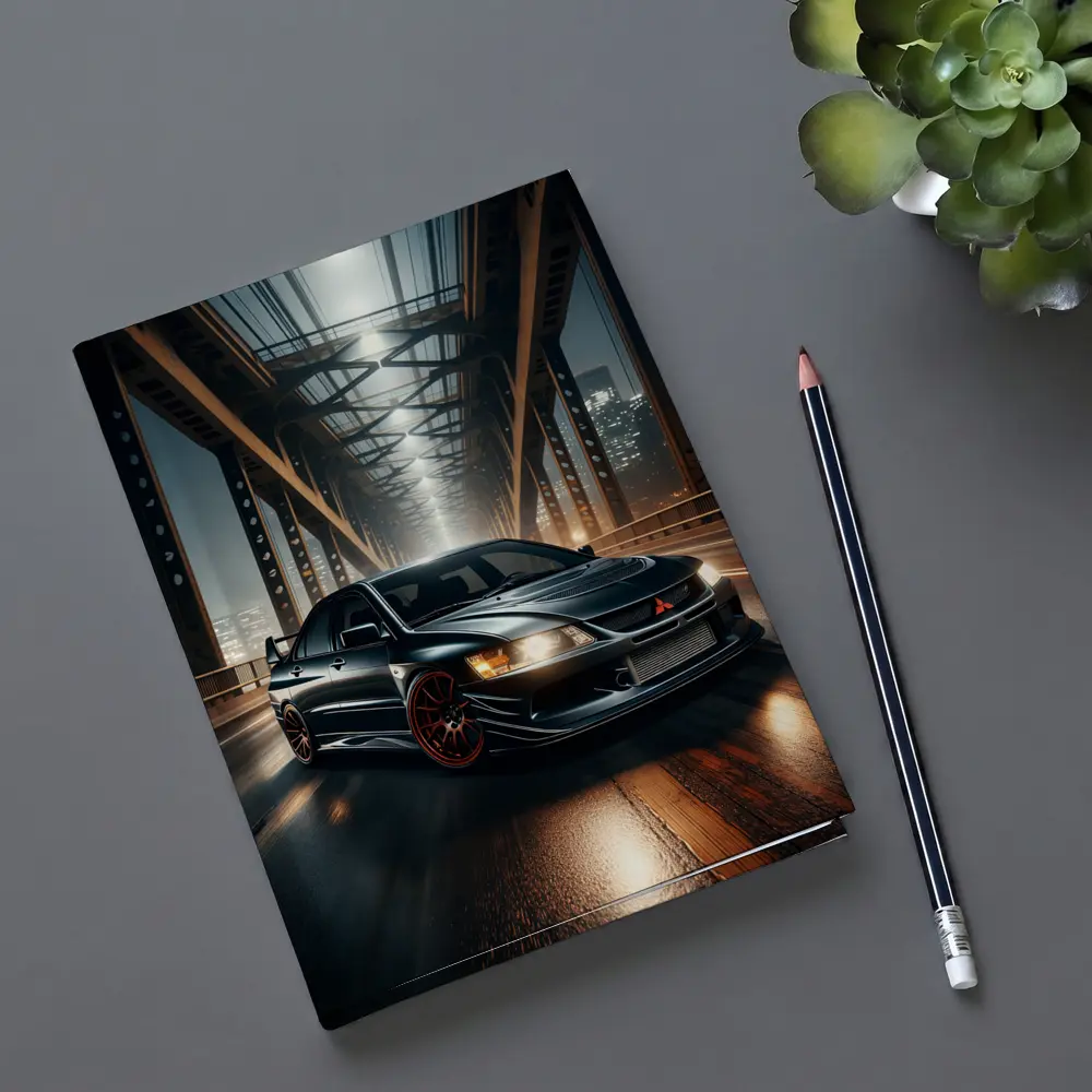 Mitsubishi Lancer Evolution Night Bridge Drive – Notebooks