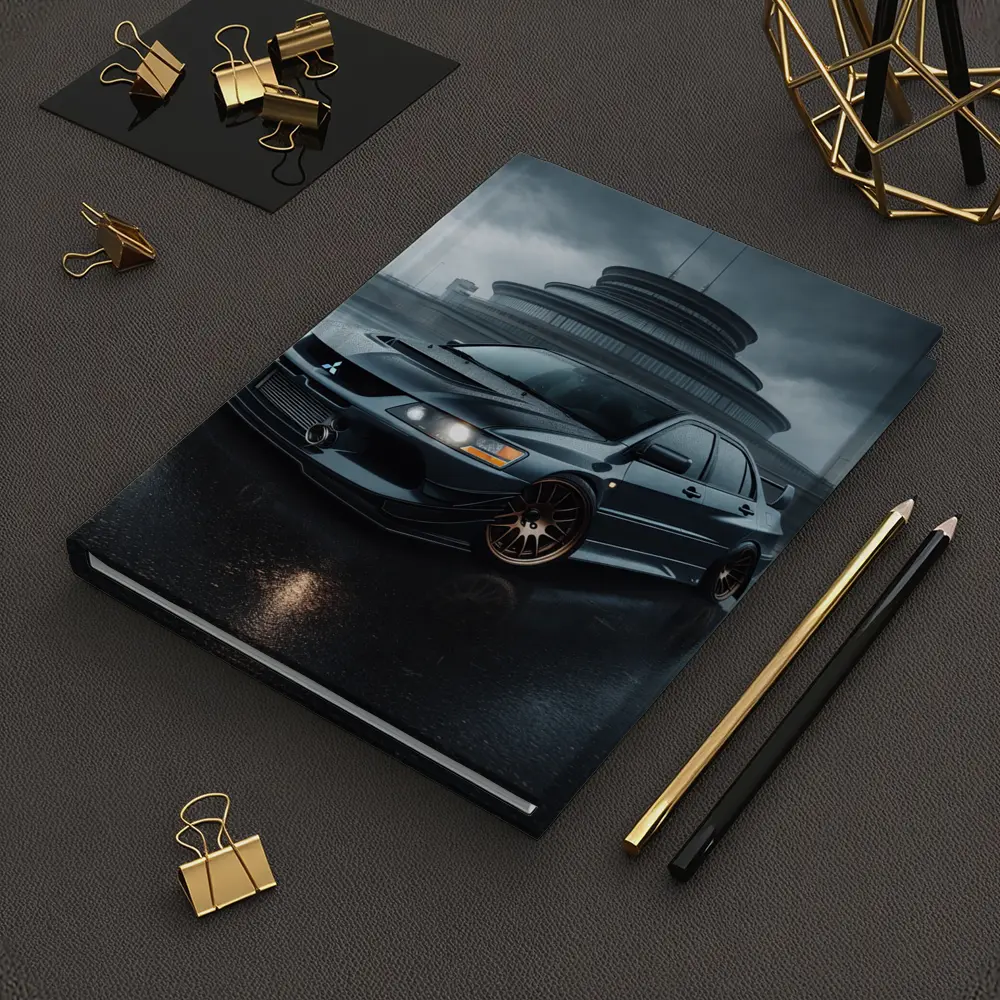 Mitsubishi Lancer Evolution Rainy Dark Skies – Notebooks