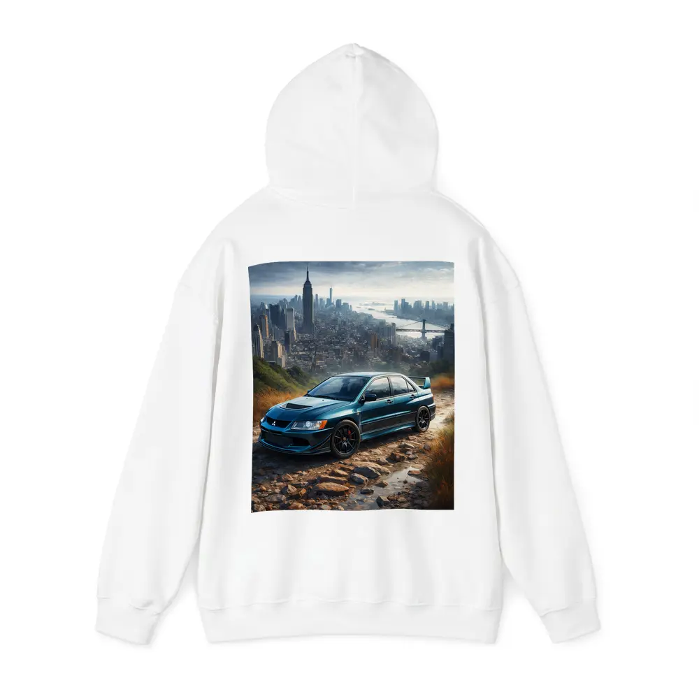 Mitsubishi Lancer Evolution New York City Skyline – Hoodies
