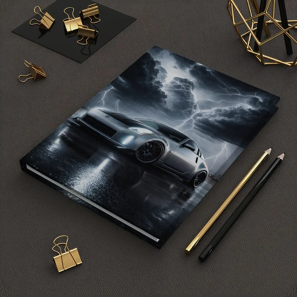 Nissan 350Z Silver Storm Lightning Night – Notebooks