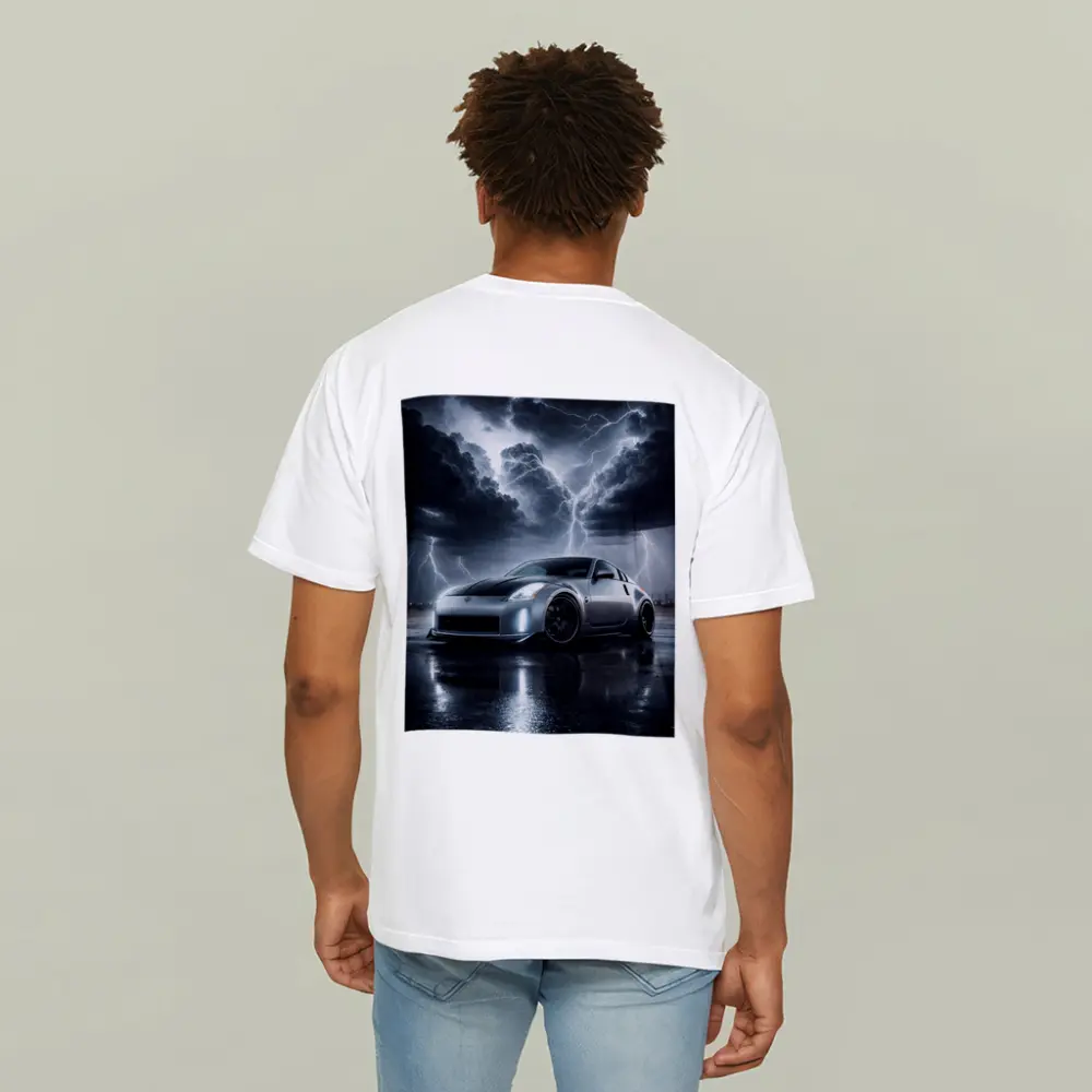 Nissan 350Z Silver Storm Lightning Night – T-Shirts