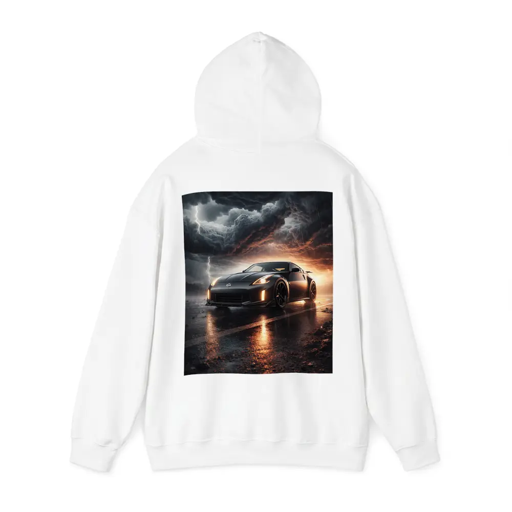 Nissan 350Z Dark Stormy Night Scene – Hoodies