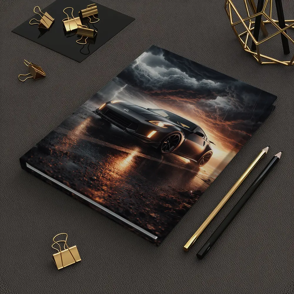 Nissan 350Z Dark Stormy Night Scene – Notebooks