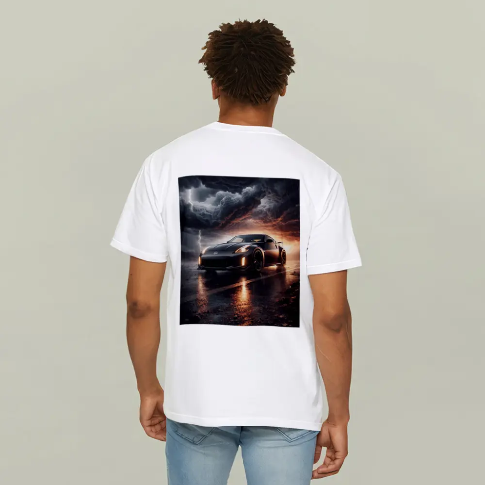 Nissan 350Z Dark Stormy Night Scene – T-Shirts