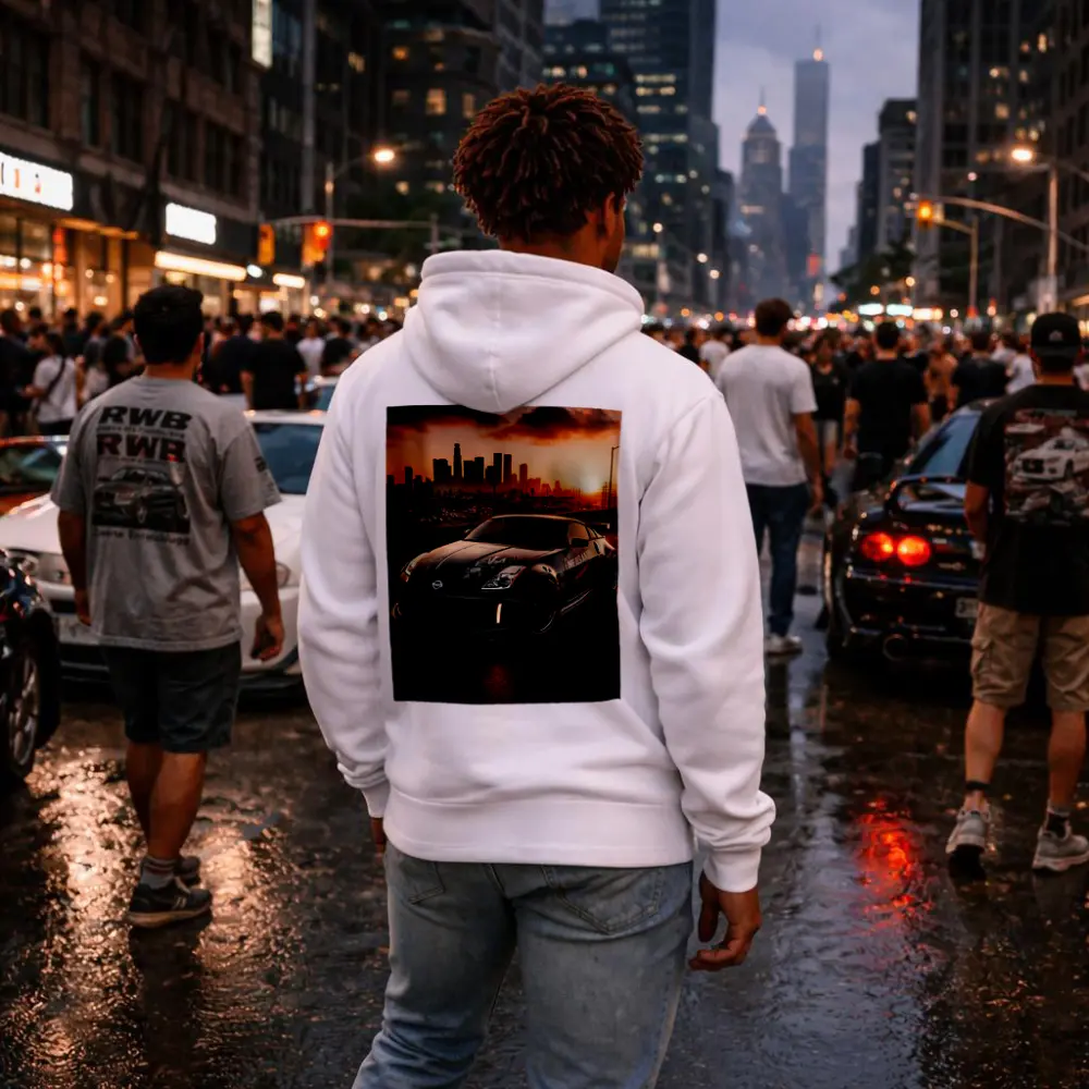 Nissan 350Z Wide Body City Sunset – Hoodies