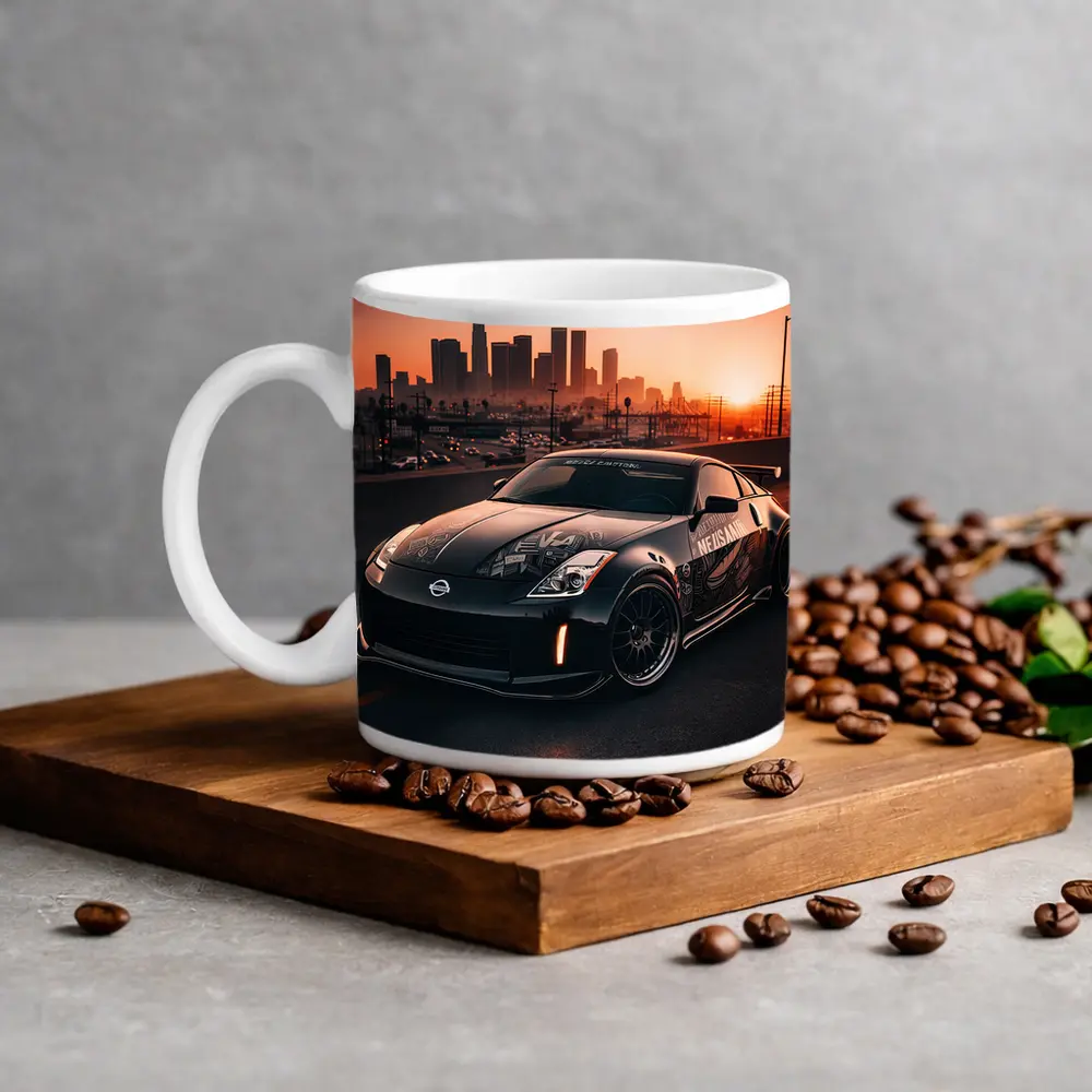 Nissan 350Z Wide Body City Sunset – Mugs