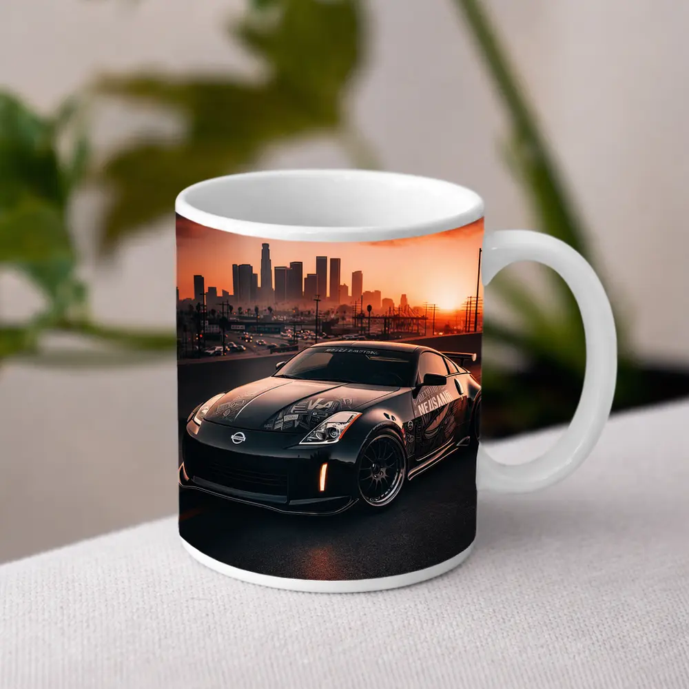 Nissan 350Z Wide Body City Sunset – Mugs