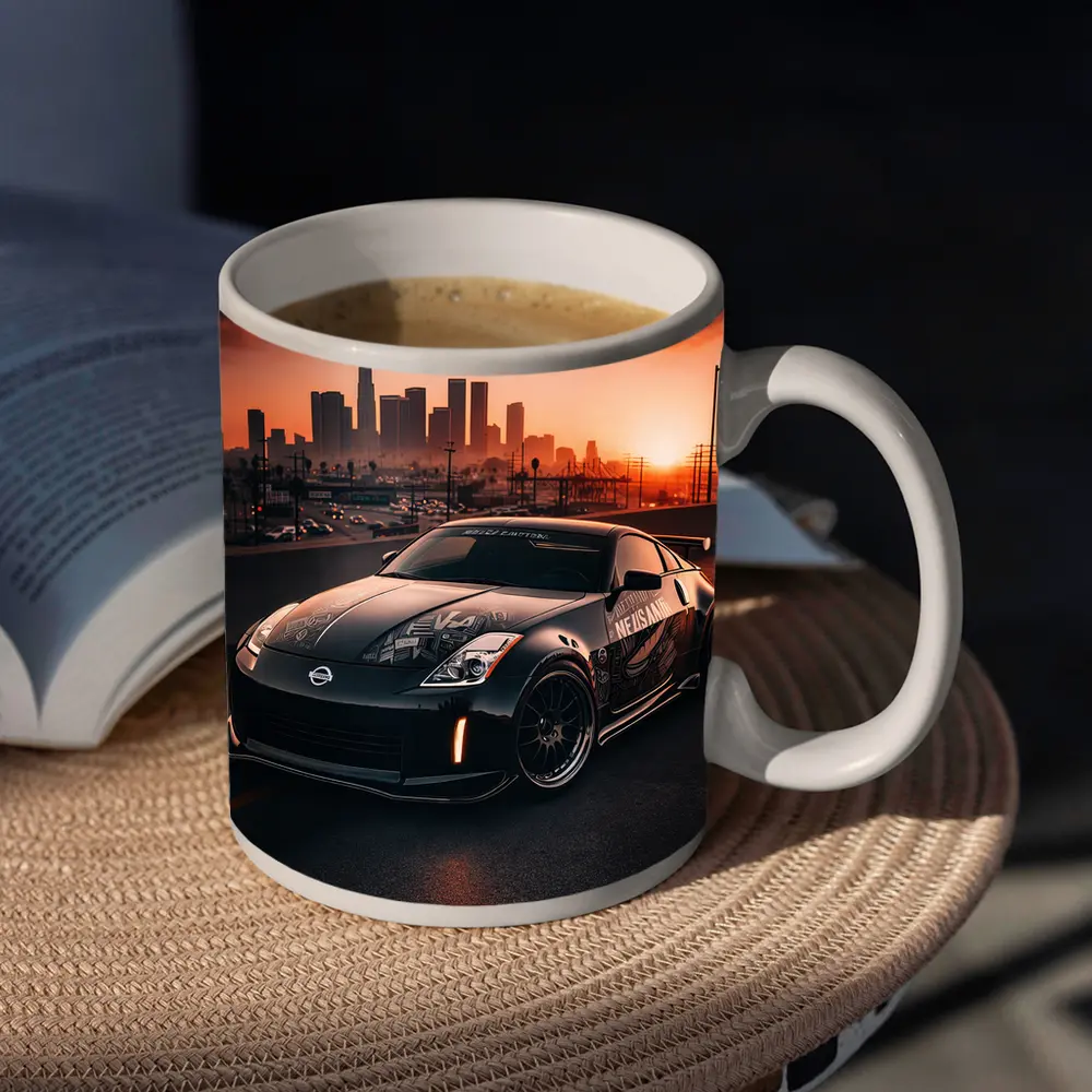 Nissan 350Z Wide Body City Sunset – Mugs