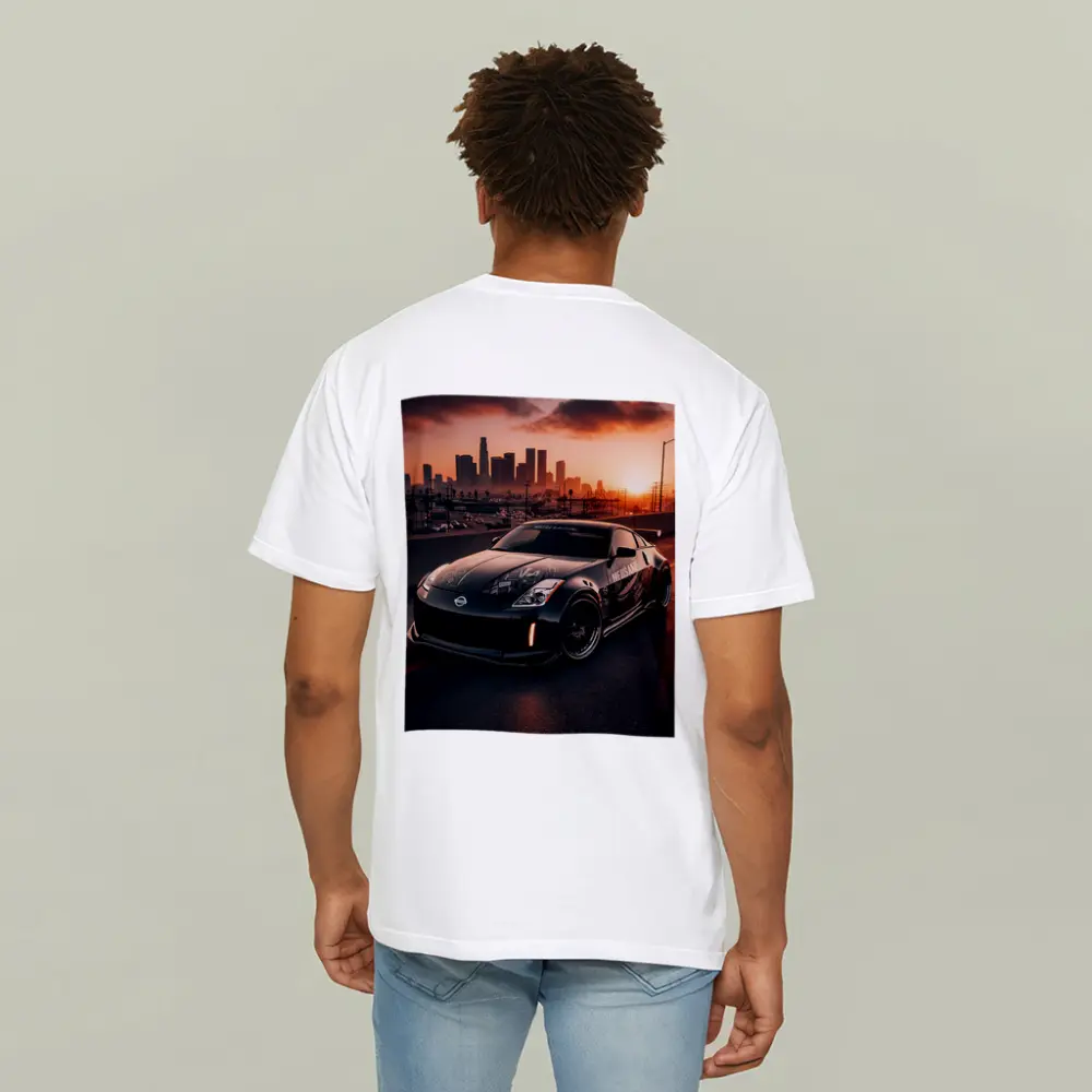 Nissan 350Z Wide Body City Sunset – T-Shirts