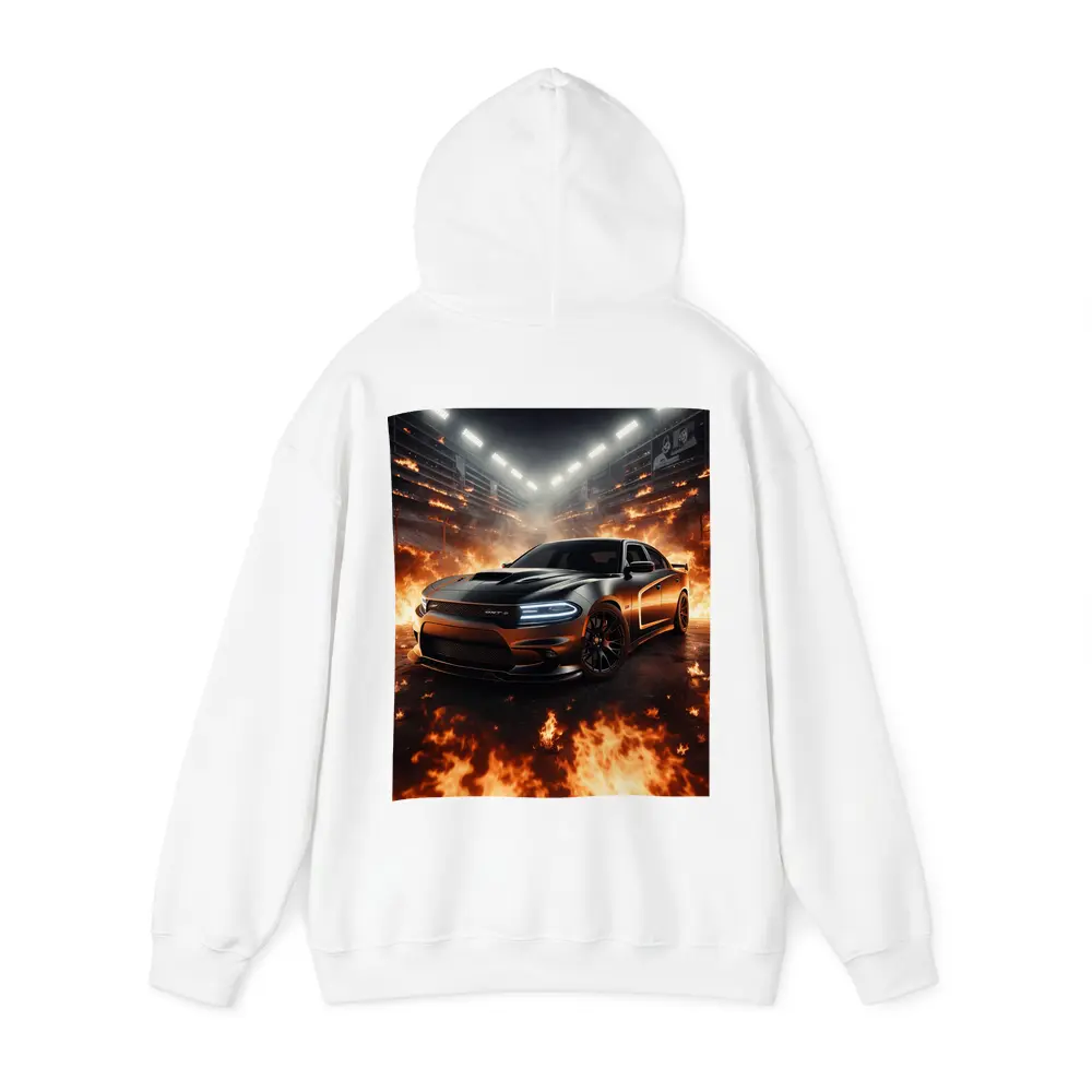 Dodge Charger SRT8 Engulfed In Stadium Fire – Hoodies