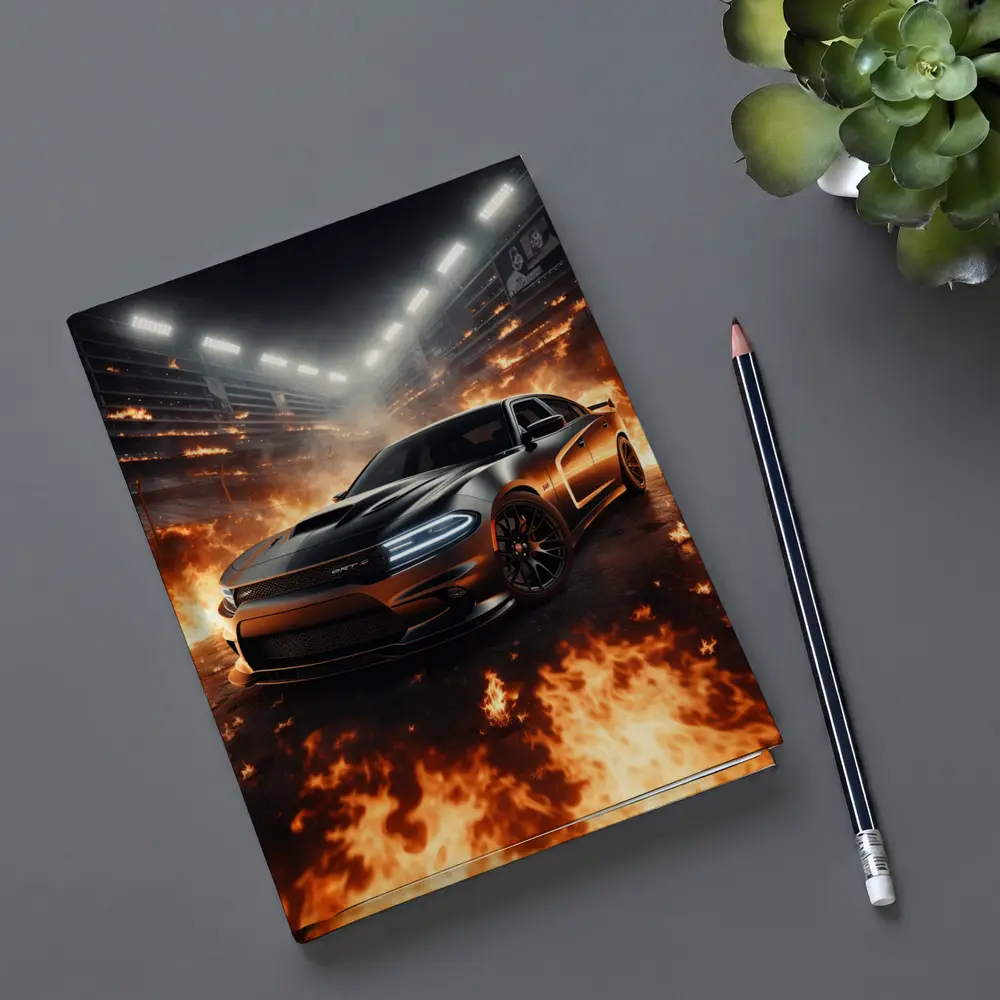 Dodge Charger SRT8 Engulfed In Stadium Fire – Notebooks