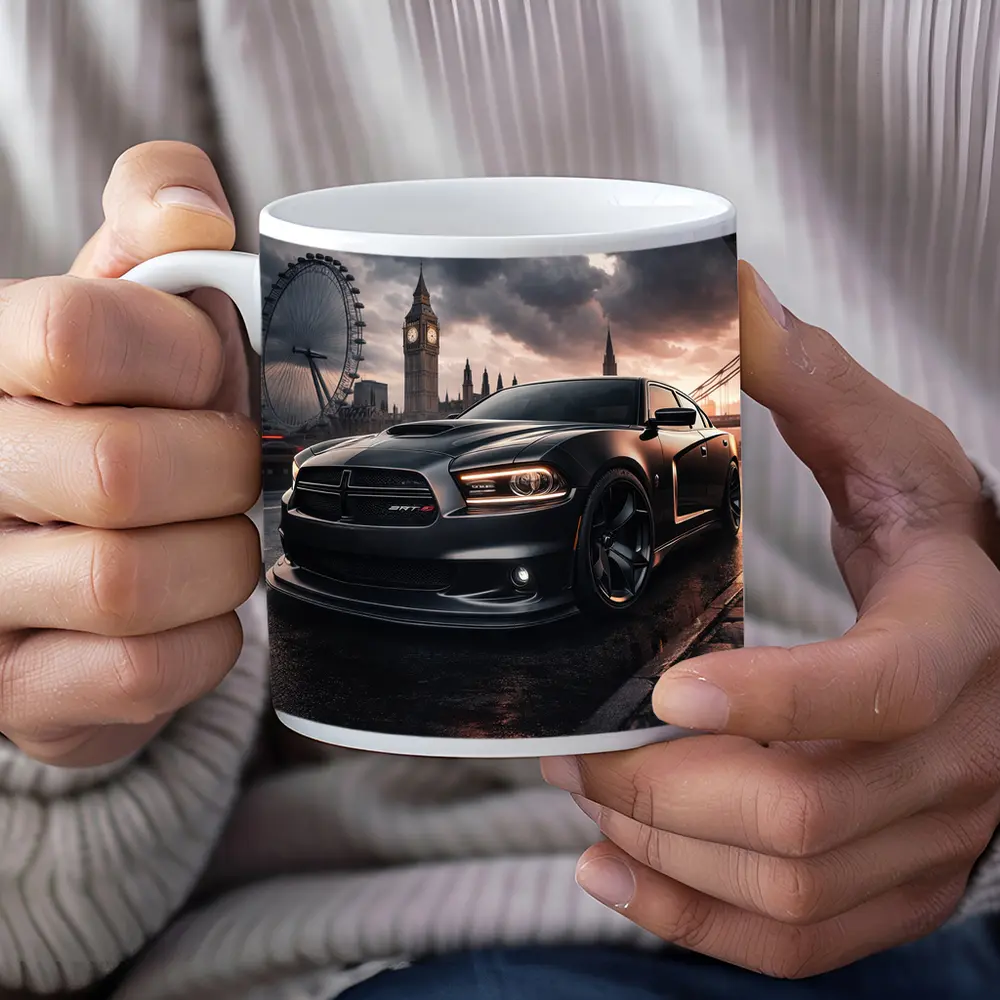 Dodge Charger SRT Eight London Skyline – Mugs