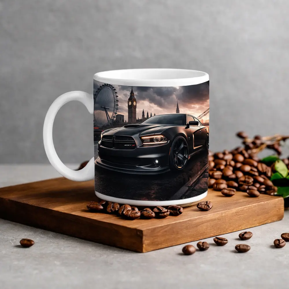 Dodge Charger SRT Eight London Skyline – Mugs