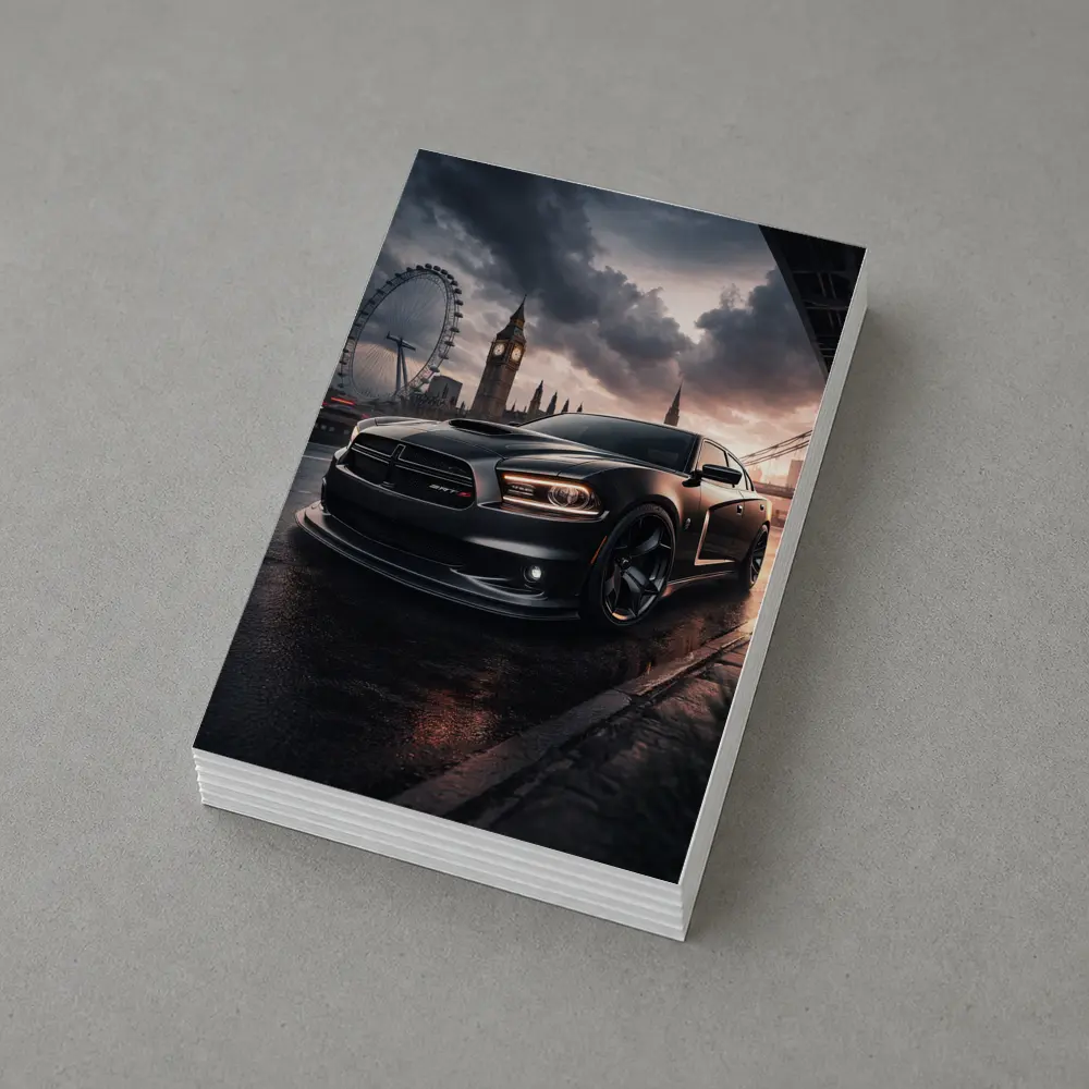 Dodge Charger SRT Eight London Skyline – Postcards