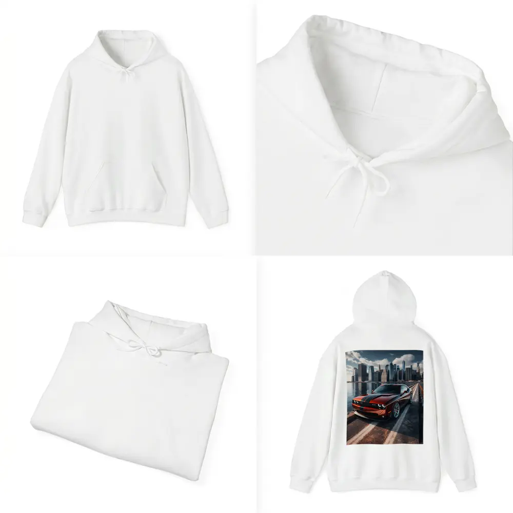 Dodge Challenger SRT City Skyline Drive – Hoodies