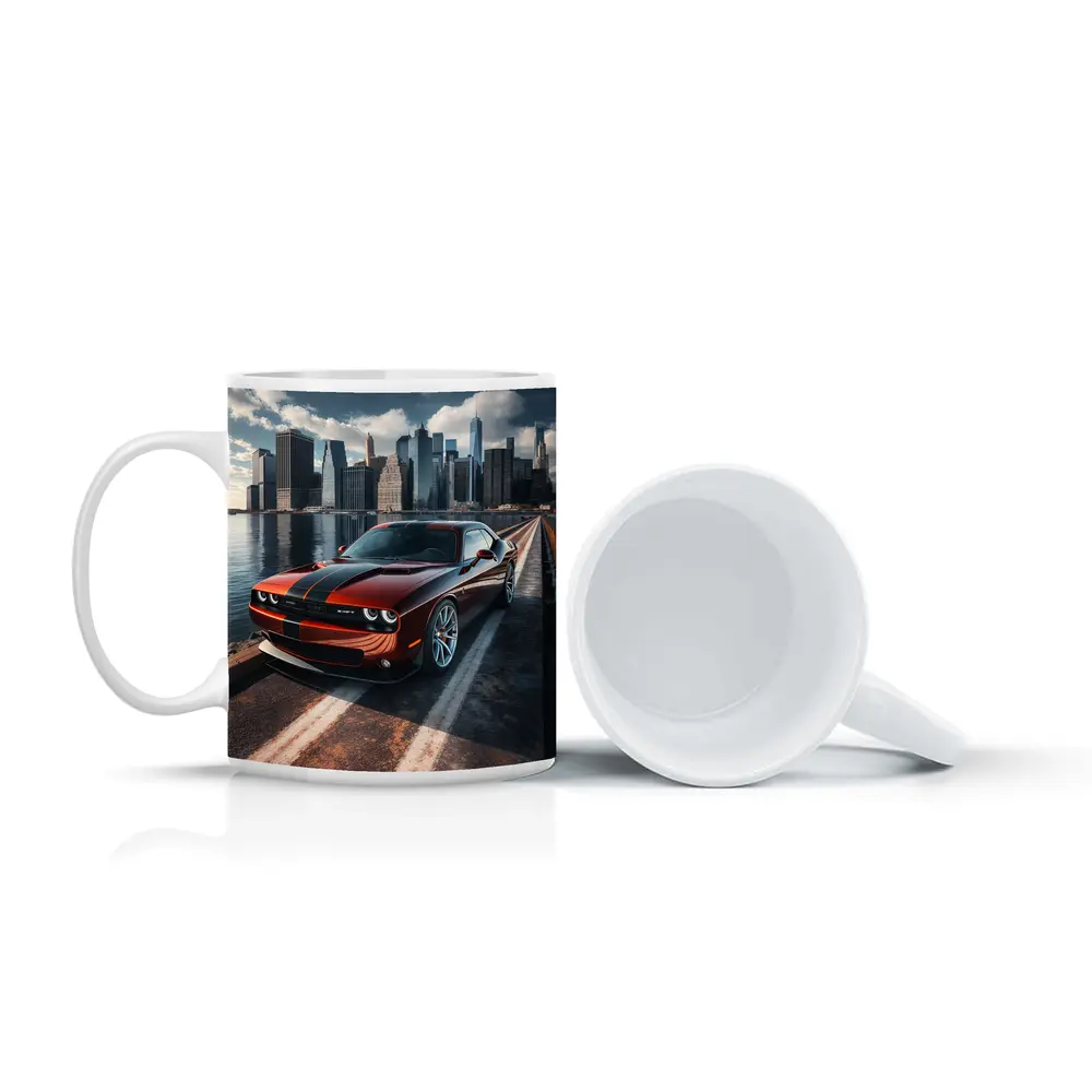 Dodge Challenger SRT City Skyline Drive – Mugs