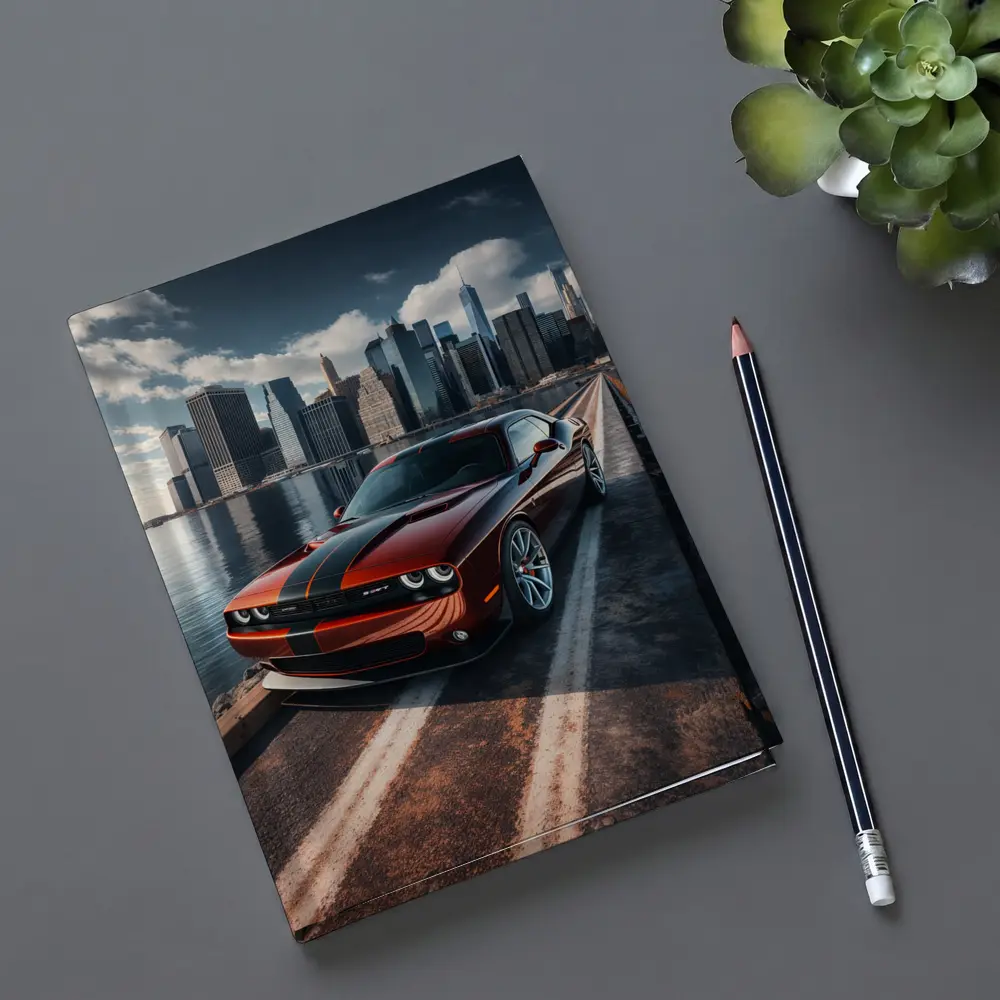 Dodge Challenger SRT City Skyline Drive – Notebooks