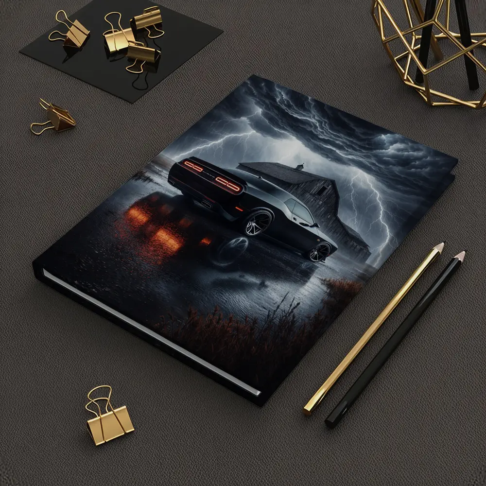 Dodge Challenger SRT8 Storm Lightning Barn – Notebooks