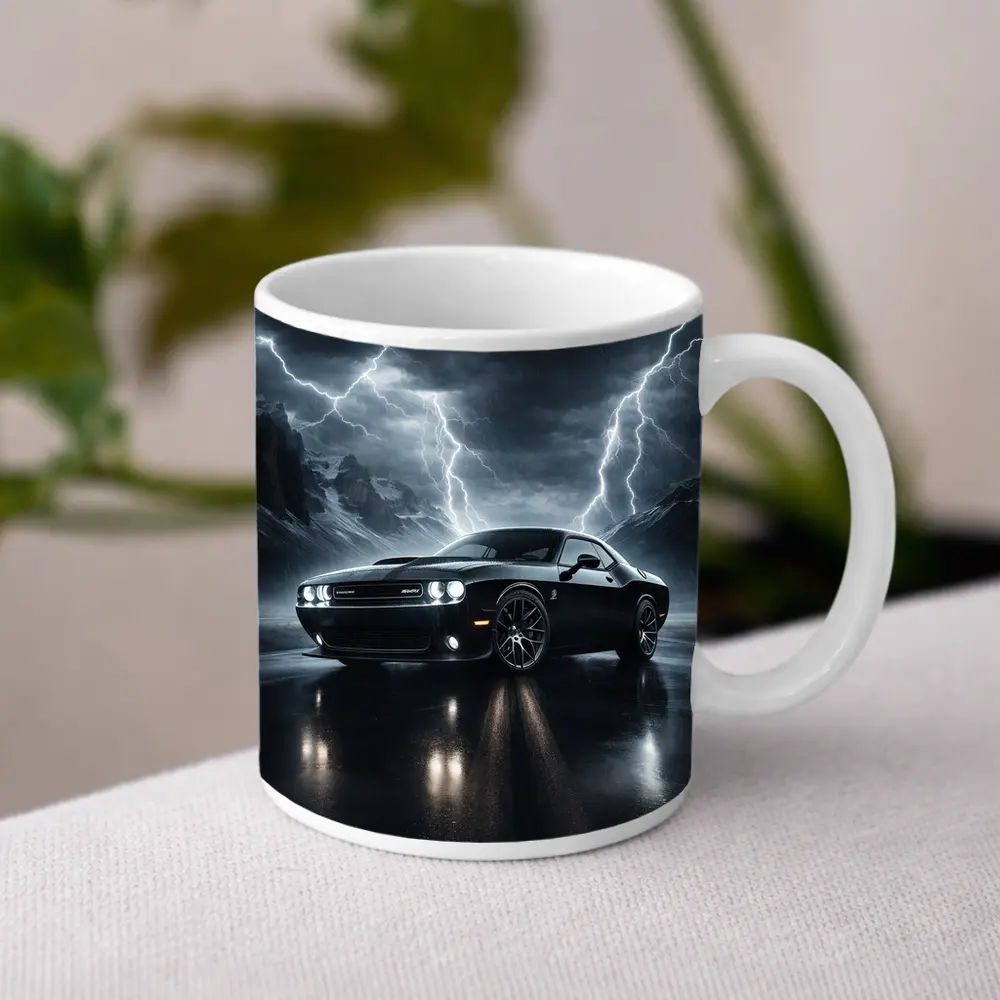 Dodge Challenger SRT8 Dark Thunderstorm Scene – Mugs