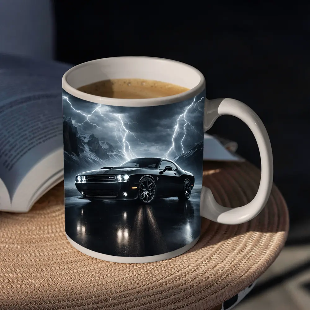 Dodge Challenger SRT8 Dark Thunderstorm Scene – Mugs