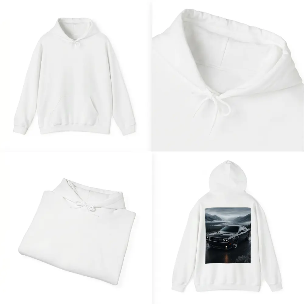 Dodge Challenger SRT8 Moody Mountain Road – Hoodies