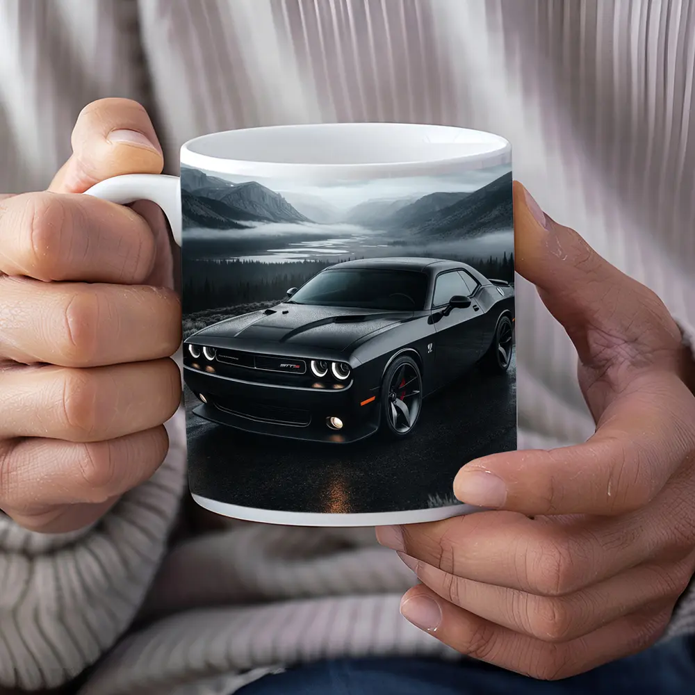 Dodge Challenger SRT8 Moody Mountain Road – Mugs