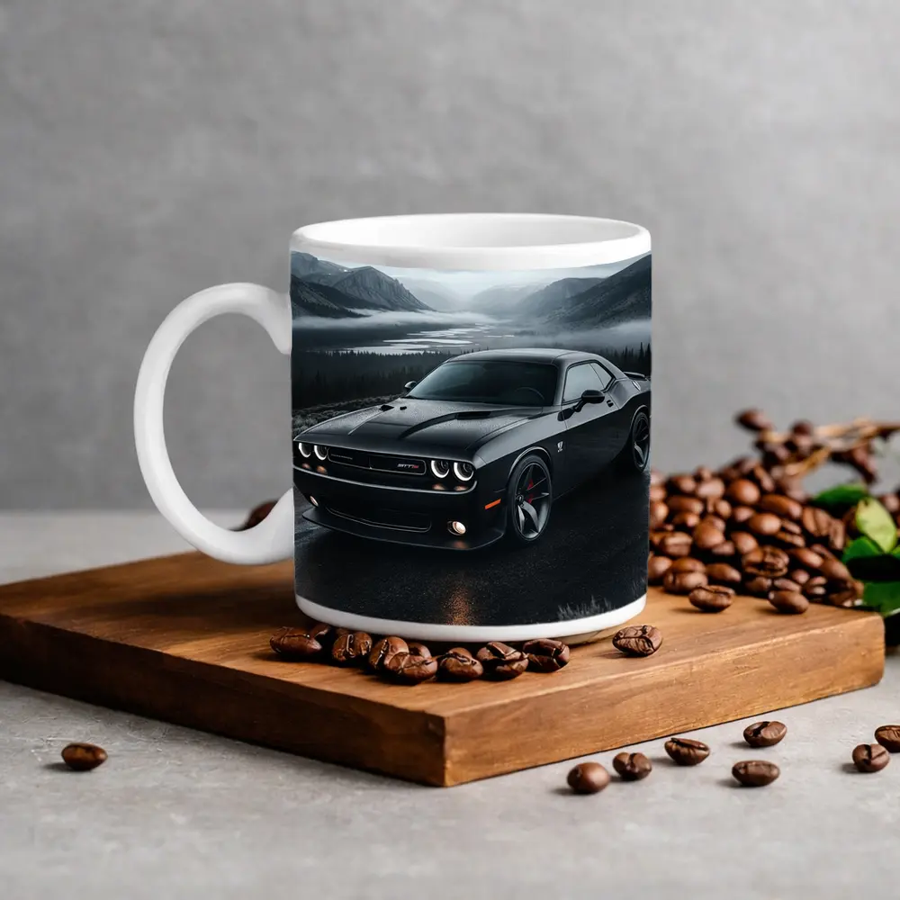 Dodge Challenger SRT8 Moody Mountain Road – Mugs