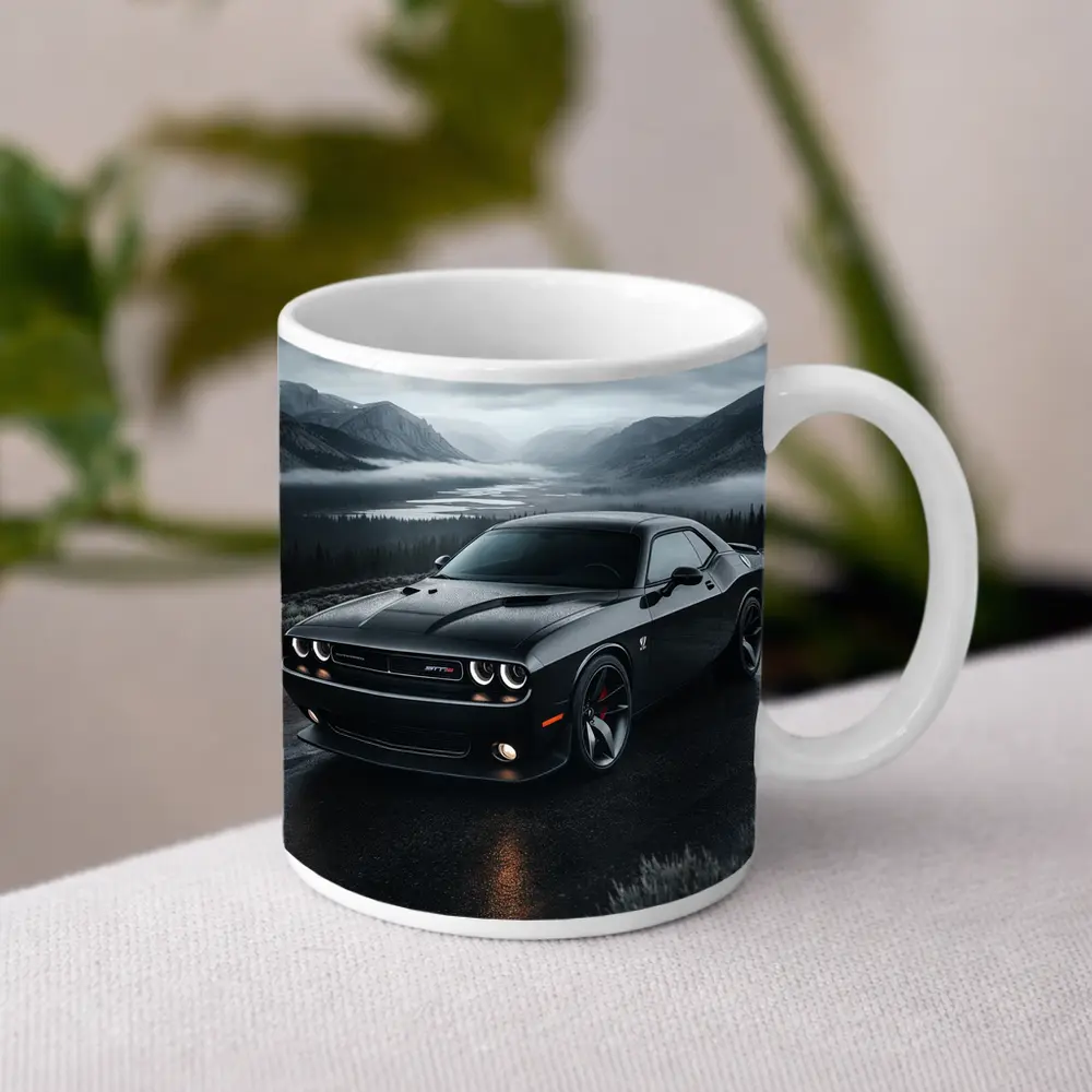 Dodge Challenger SRT8 Moody Mountain Road – Mugs