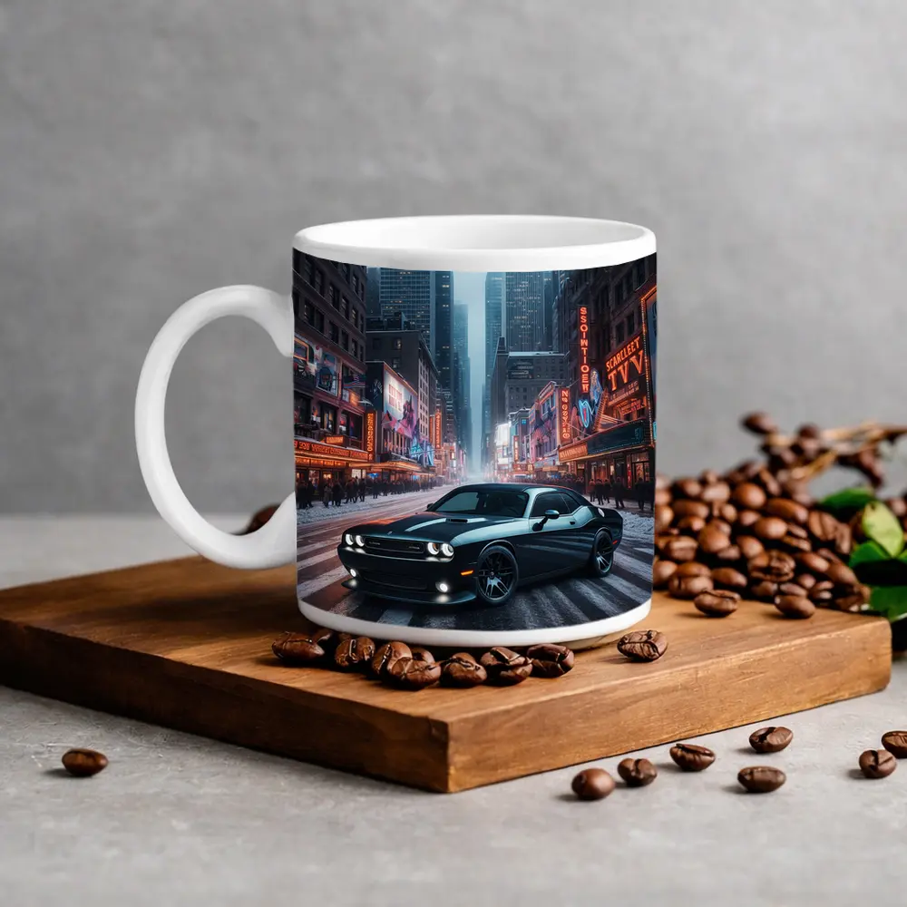 Dodge Challenger SRT8 New York City Night – Mugs