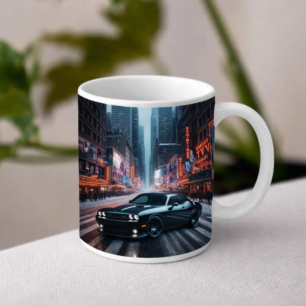 Dodge Challenger SRT8 New York City Night – Mugs