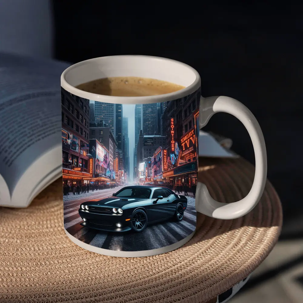 Dodge Challenger SRT8 New York City Night – Mugs