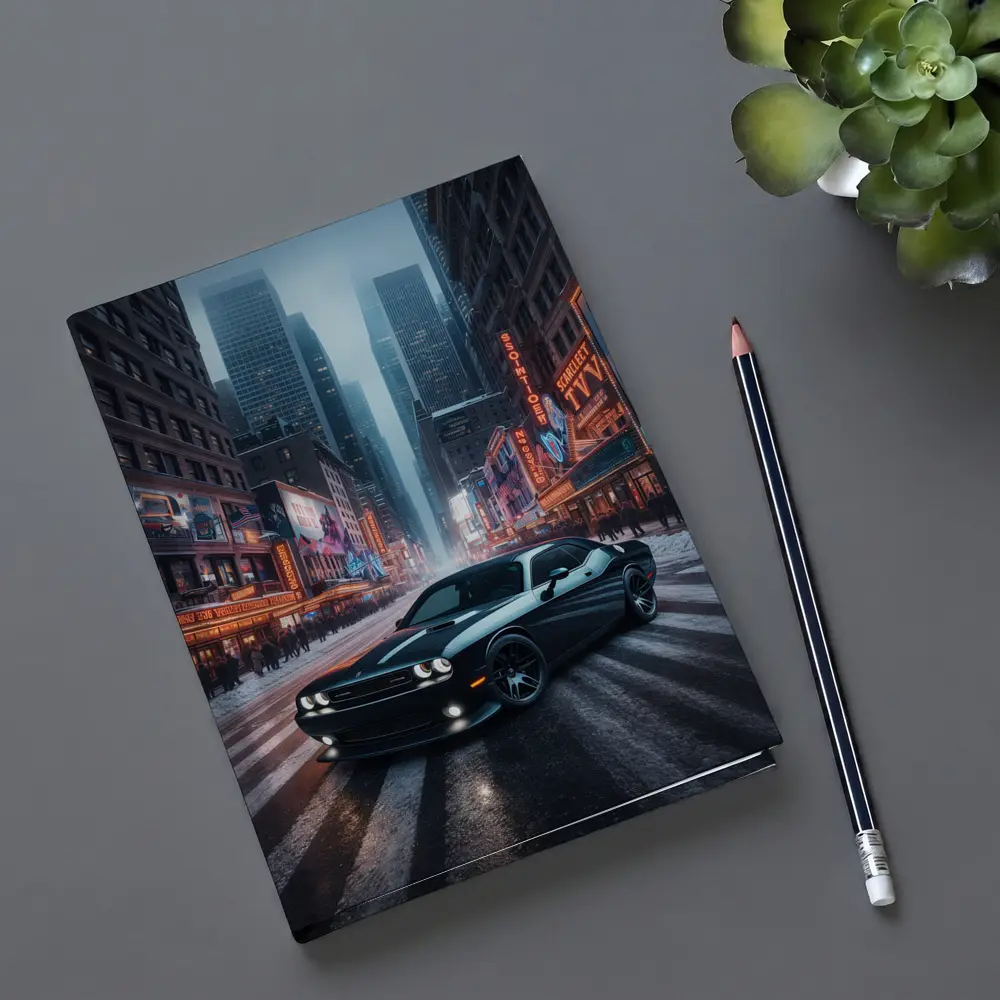 Dodge Challenger SRT8 New York City Night – Notebooks