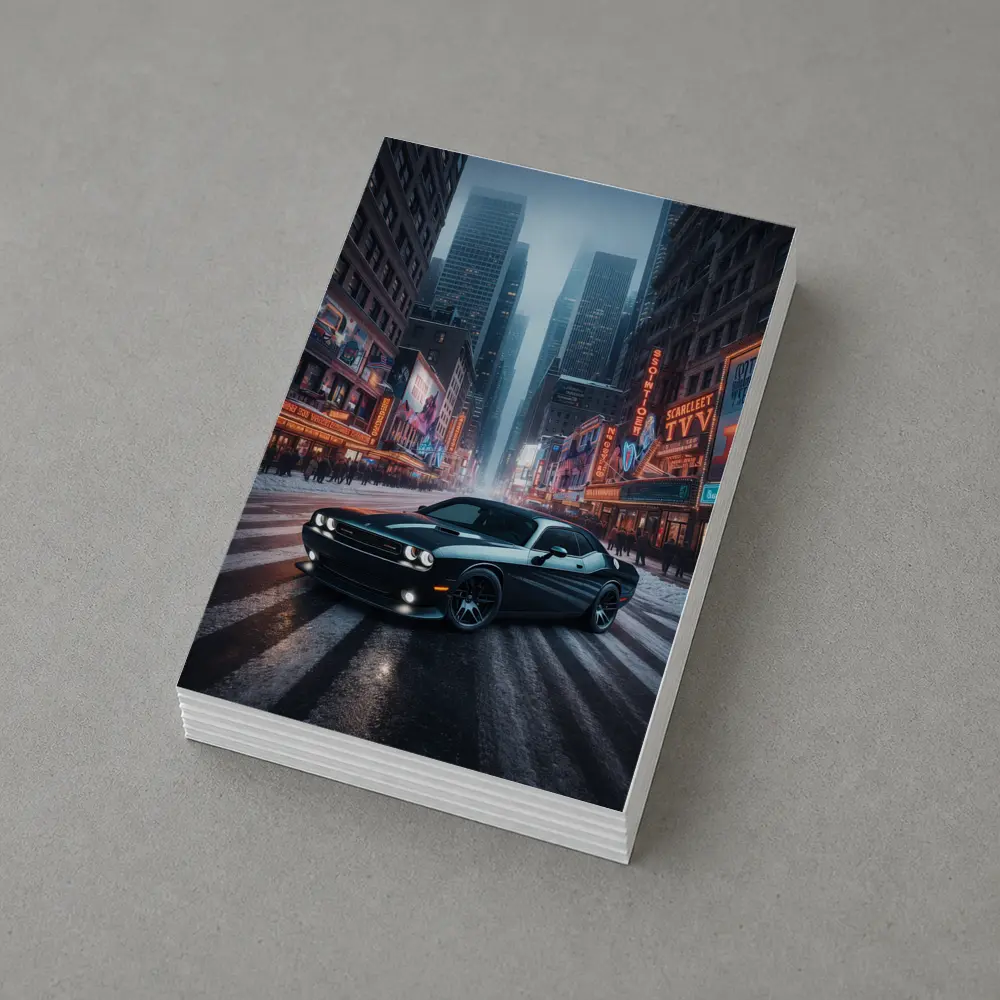 Dodge Challenger SRT8 New York City Night – Postcards
