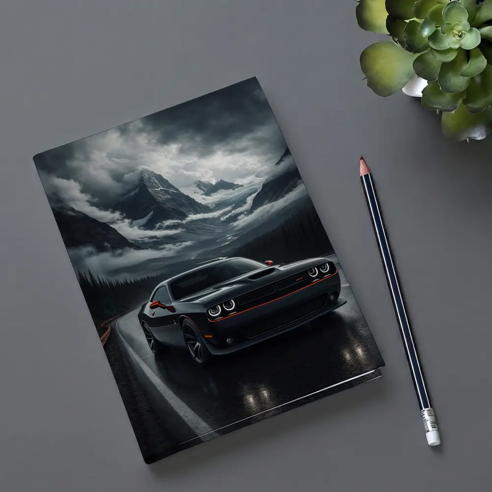 Dodge Challenger SRT Dark Mountain Road – Notebooks