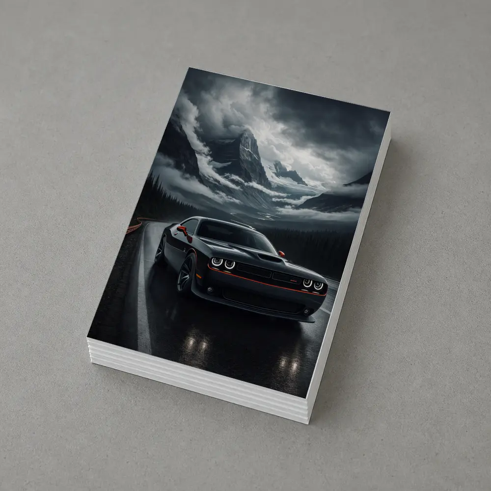Dodge Challenger SRT Dark Mountain Road – Postcards