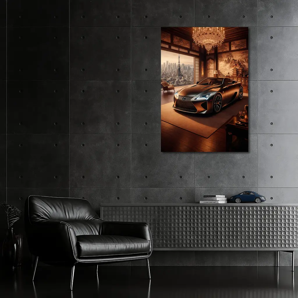 Lexus LC Tokyo Luxury Interior Room – Wall Art