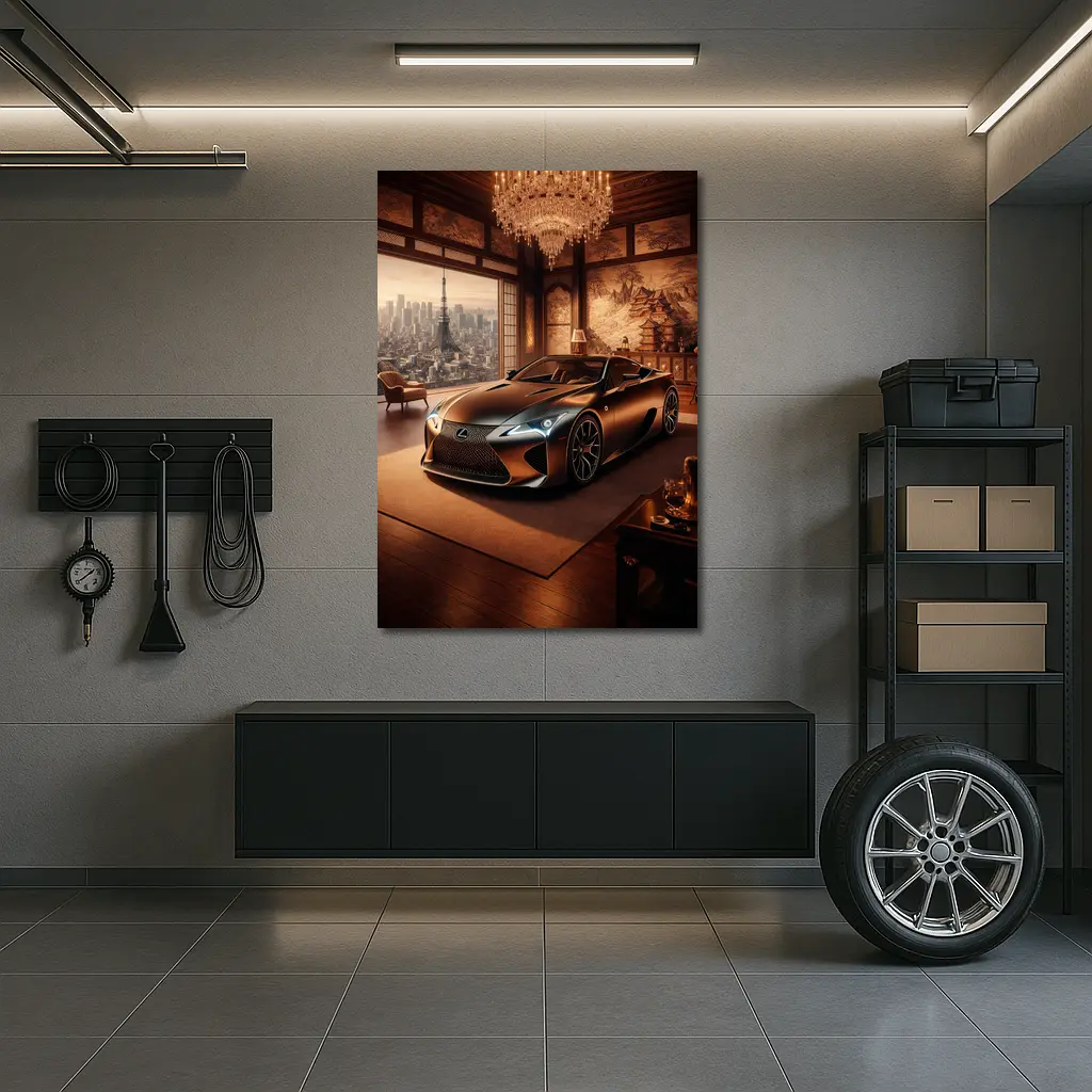 Lexus LC Tokyo Luxury Interior Room – Wall Art